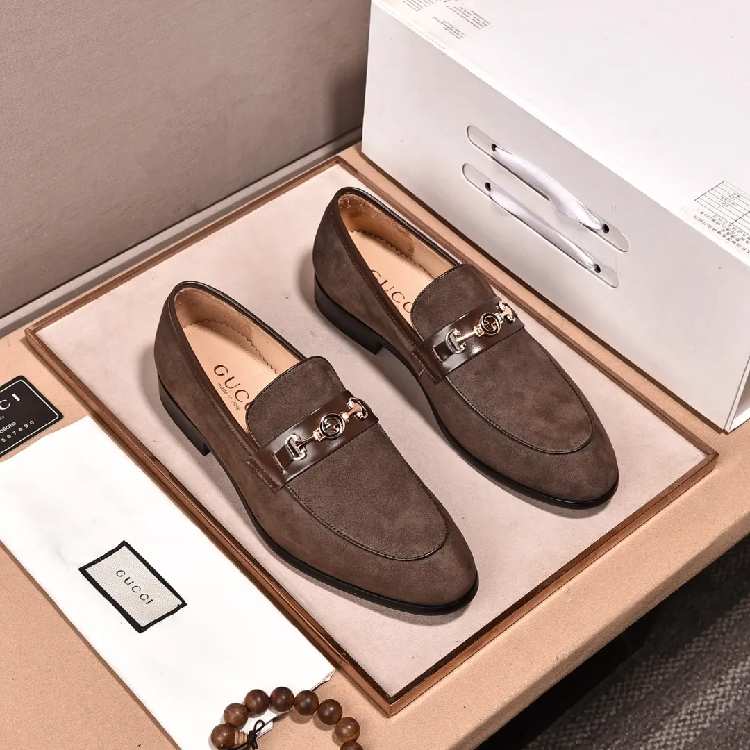 Men's shoes💰540📛📛Original (water-dyed cowhide) Gucci GUCCI official website formal shoes🌀 Italian🇮🇹imported cowhide➕top imported water-dyed cowhide lining💋Finely handmade original bottom, the real thing looks better when photographed in person Standard size 38-44